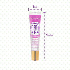 Ruby Kisses gloss tubes styled in a travel pouch for on-the-go hydration