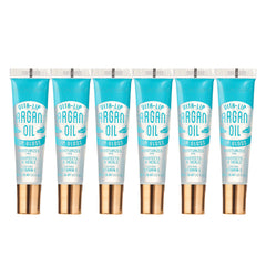 Ruby Kisses front packaging showing six gloss tubes and convenience