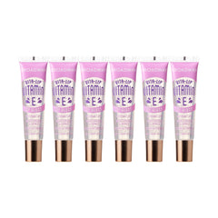 Ruby Kisses front packaging showing six clear gloss tubes and branding, convenient pack