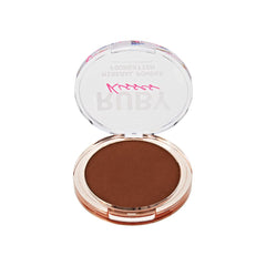 Ruby Kisses open pan close-up of pressed powder texture for smooth blending