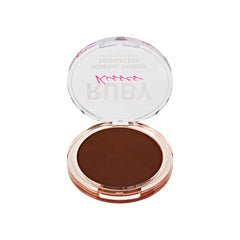 Ruby Kisses close-up of pressed powder texture for smooth, blendable finish