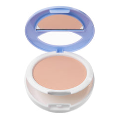 Ruby Kisses close-up of pressed powder texture, smooth finish for blur benefit