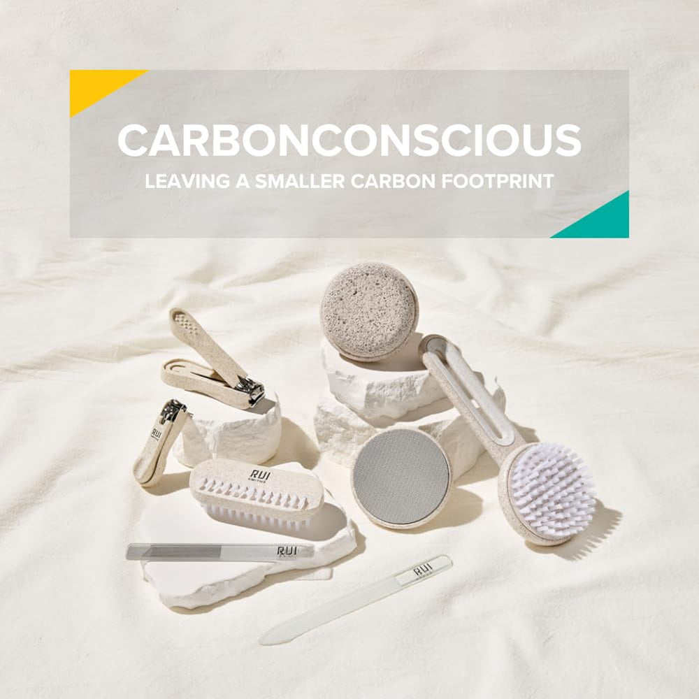 Rui Smiths packaging with CarbonConscious label illustrating reduced plastic