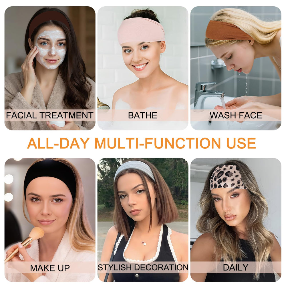 RuiYok folded headband demonstrating versatile narrow styling option