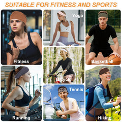 RuiYok headband worn by runner showing sweat control and comfort