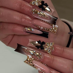 RUOKEXIN front packaging showing nails and accessories, highlights convenience
