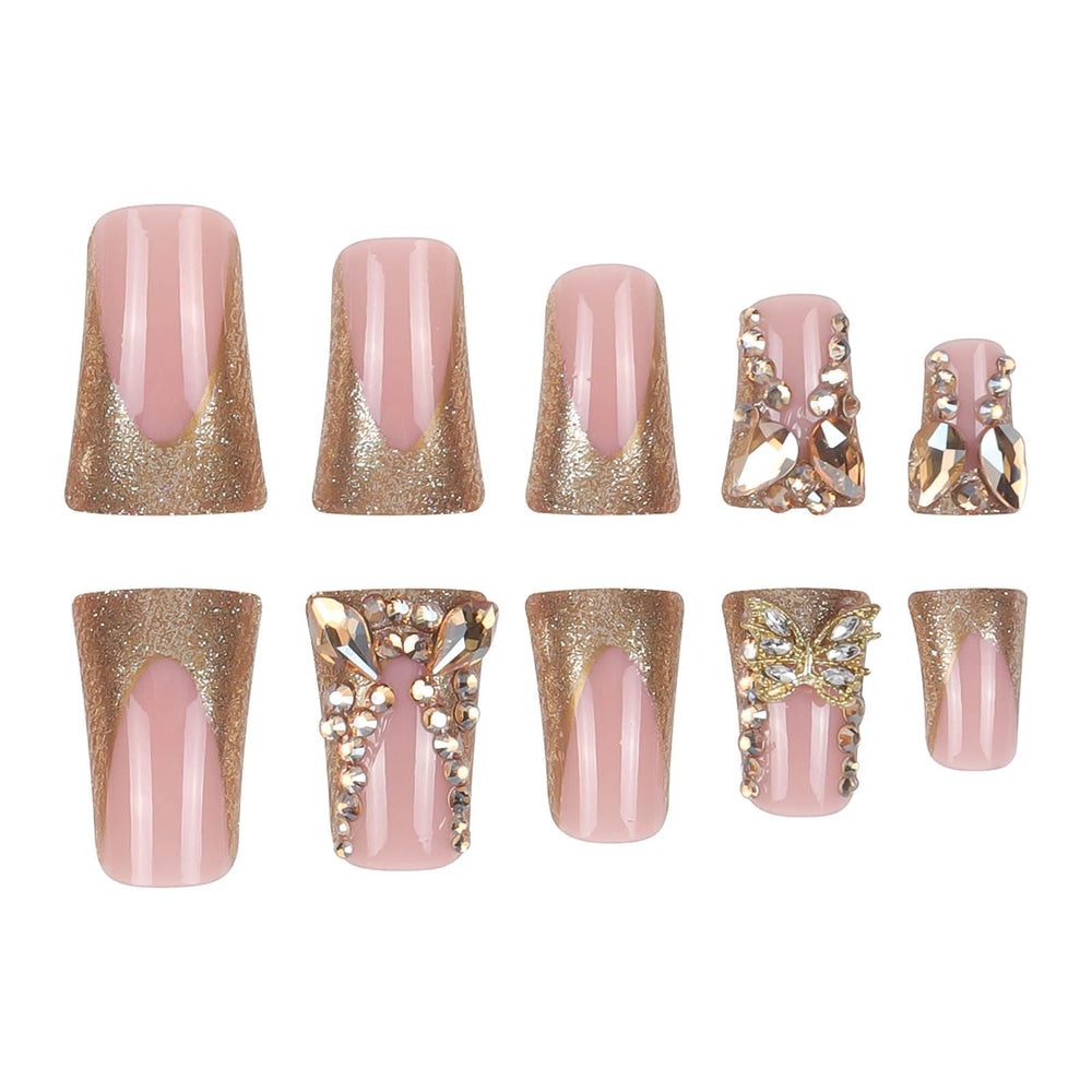 RUOKEXIN nail texture close-up showing glossy finish and durable ABS material