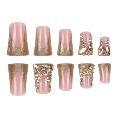 RUOKEXIN nail texture close-up showing glossy finish and durable ABS material