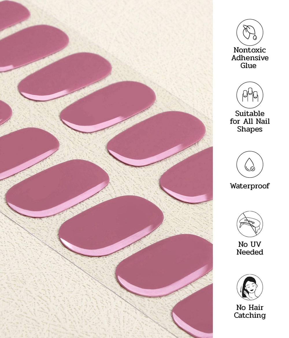 ruyeefam applying nail strip to nail for fast salon-quality application