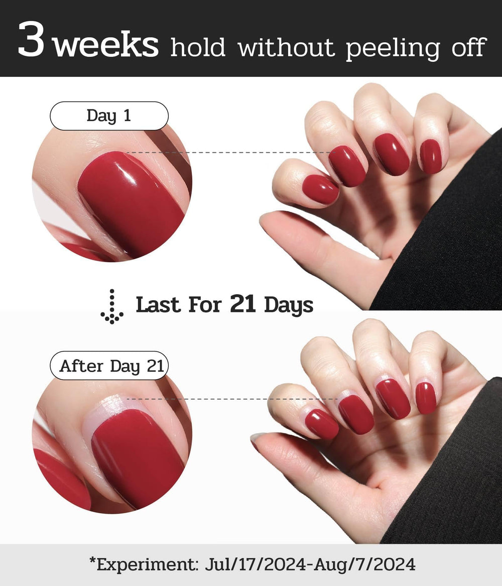 ruyeefam size comparison on fingers to ensure perfect-fit nail coverage