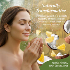 Saavy Naturals coconut shea butter aloe trio to show nourishing botanicals