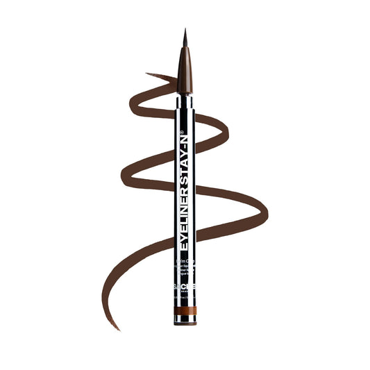 Sacheu front packaging showing sleek eyeliner pen and brand benefit