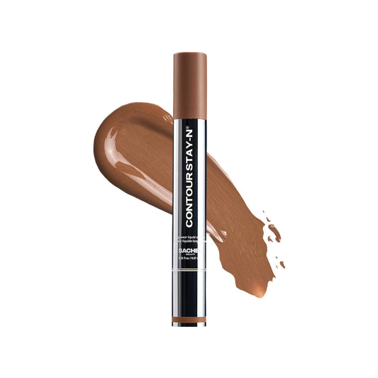 Sacheu front packaging showing product and benefit of long-wear contour