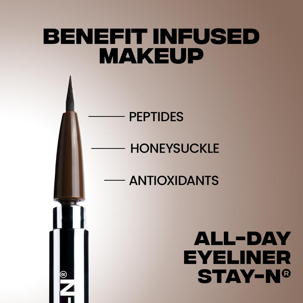 Sacheu pen in hand applying along lash line for easy control