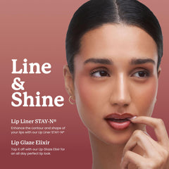 Sacheu gloss size comparison next to coin showing portable everyday carry
