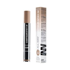 Sacheu STAY-N before and after side-by-side comparing subtle contour to defined sculpt