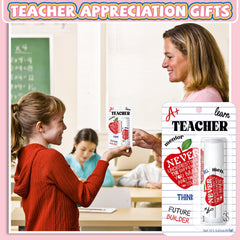 Sacubee lip balms on a classroom table as thoughtful staff appreciation