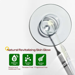 SADOWAY bottle beside aloe and ginseng showing soothing botanical benefit