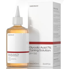 SADOWAY toner front view showing 240ml bottle and clean packaging benefit