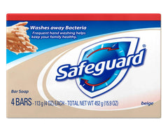 Safeguard front packaging showing four bars and clear labeling, great for families