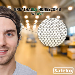 SAFEKO hairnet worn by kitchen staff demonstrating neat containment and professional look