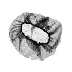 SAFEKO hair net beside ruler showing 21-inch diameter for roomy fit