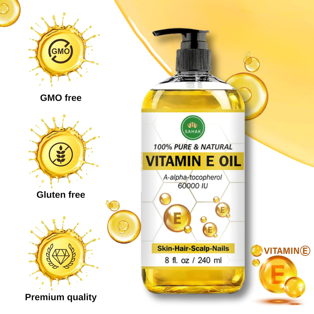 SAHAK oil texture spread on skin, illustrating fast absorption benefit