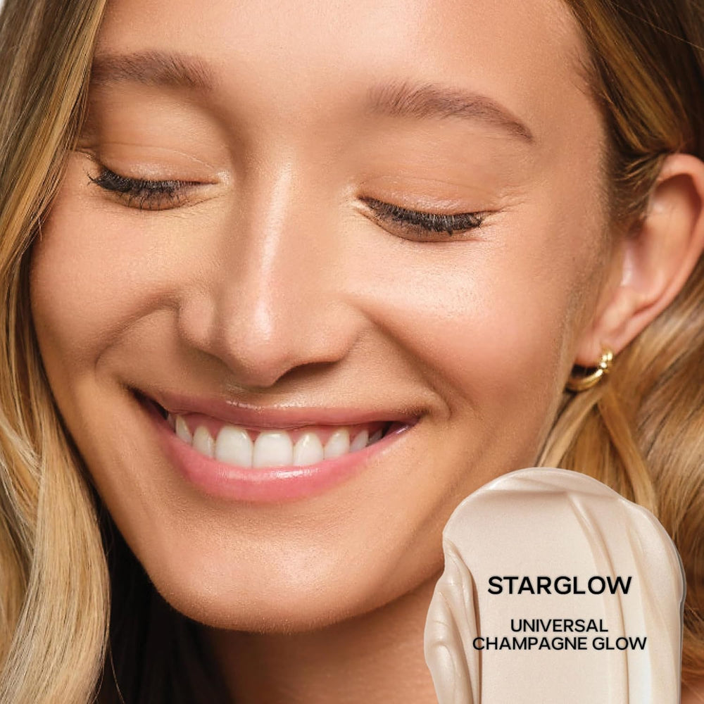 Saie gel texture closeup highlighting lightweight shine and blendability
