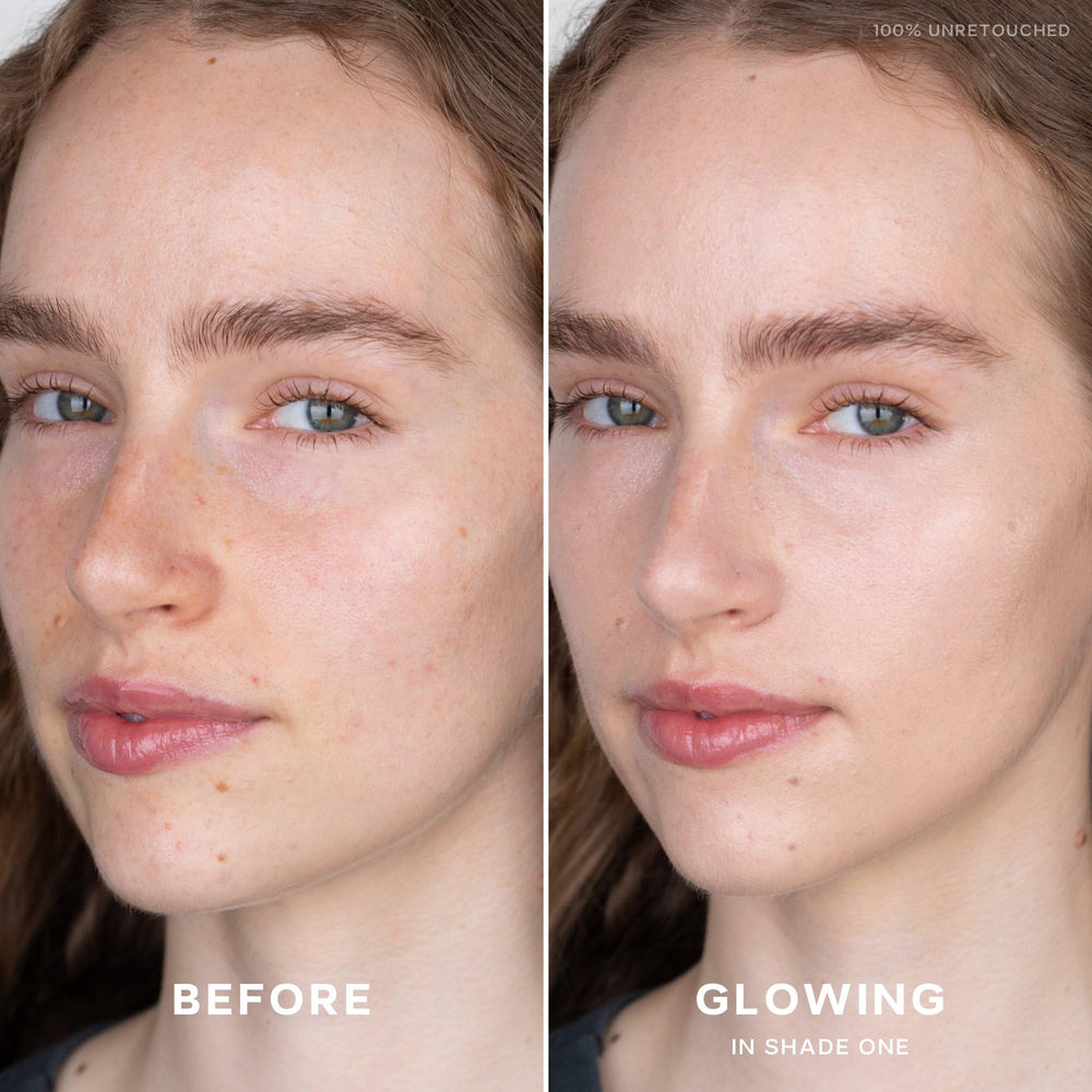 Saie Slip Tint pump droplet texture highlighting dewy hydration