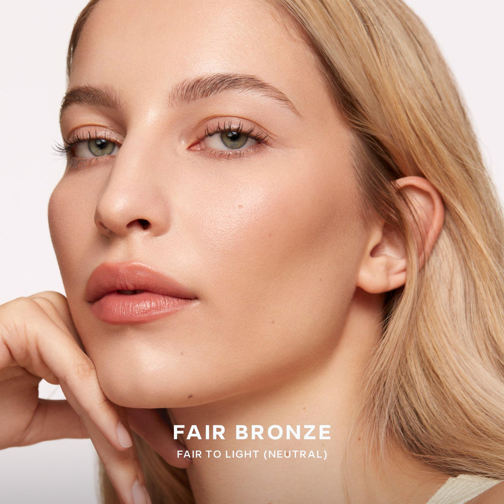 Saie Sun Melt close-up of balm surface highlighting smooth, buttery texture