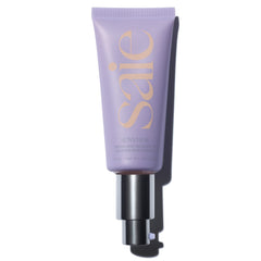 Saie Sunvisor front packaging showing SPF and radiant finish benefit