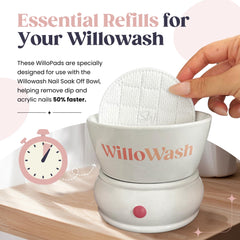 Saint Willo close-up of diamond-quilted pad texture for efficient removal