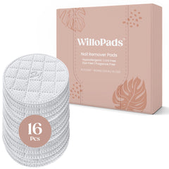 Saint Willo front packaging showing 16 round Willopads and benefits