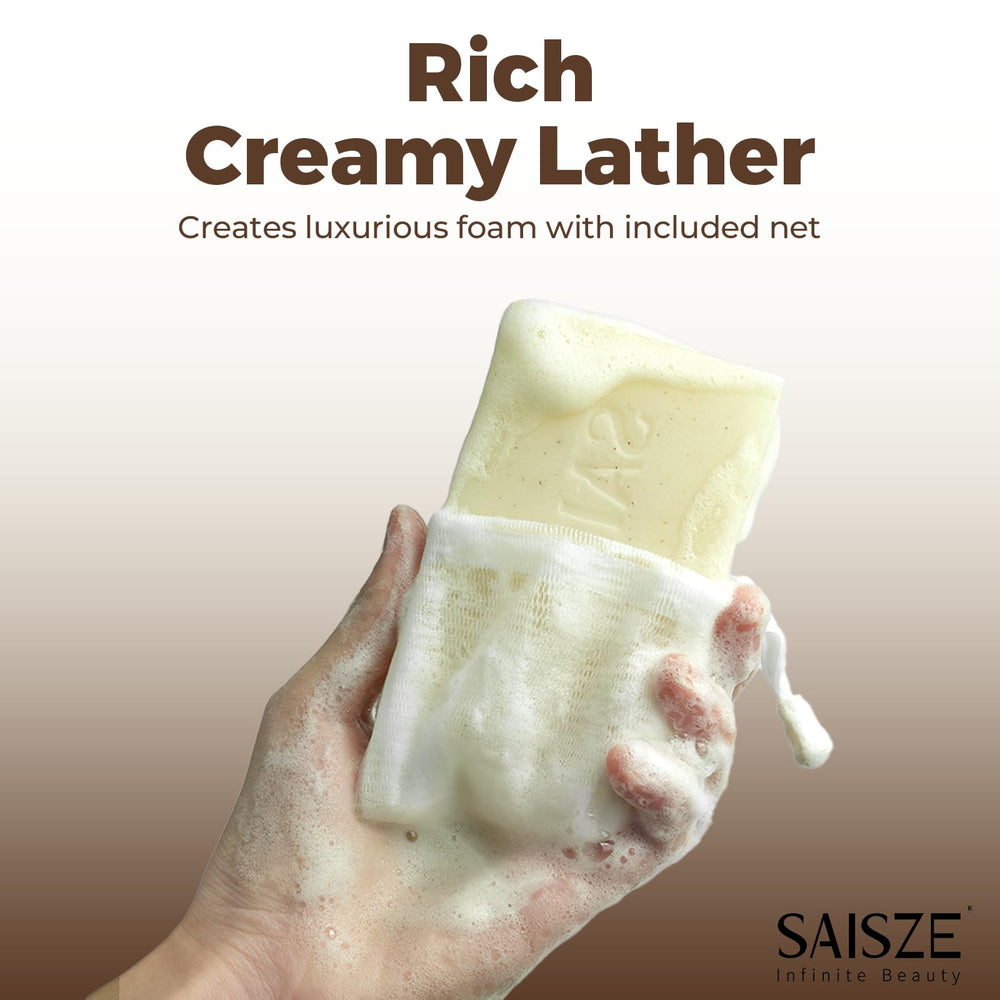 SAISZE bar held in hand to show 8 oz scale and comfortable grip