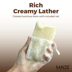 SAISZE bar held in hand to show 8 oz scale and comfortable grip
