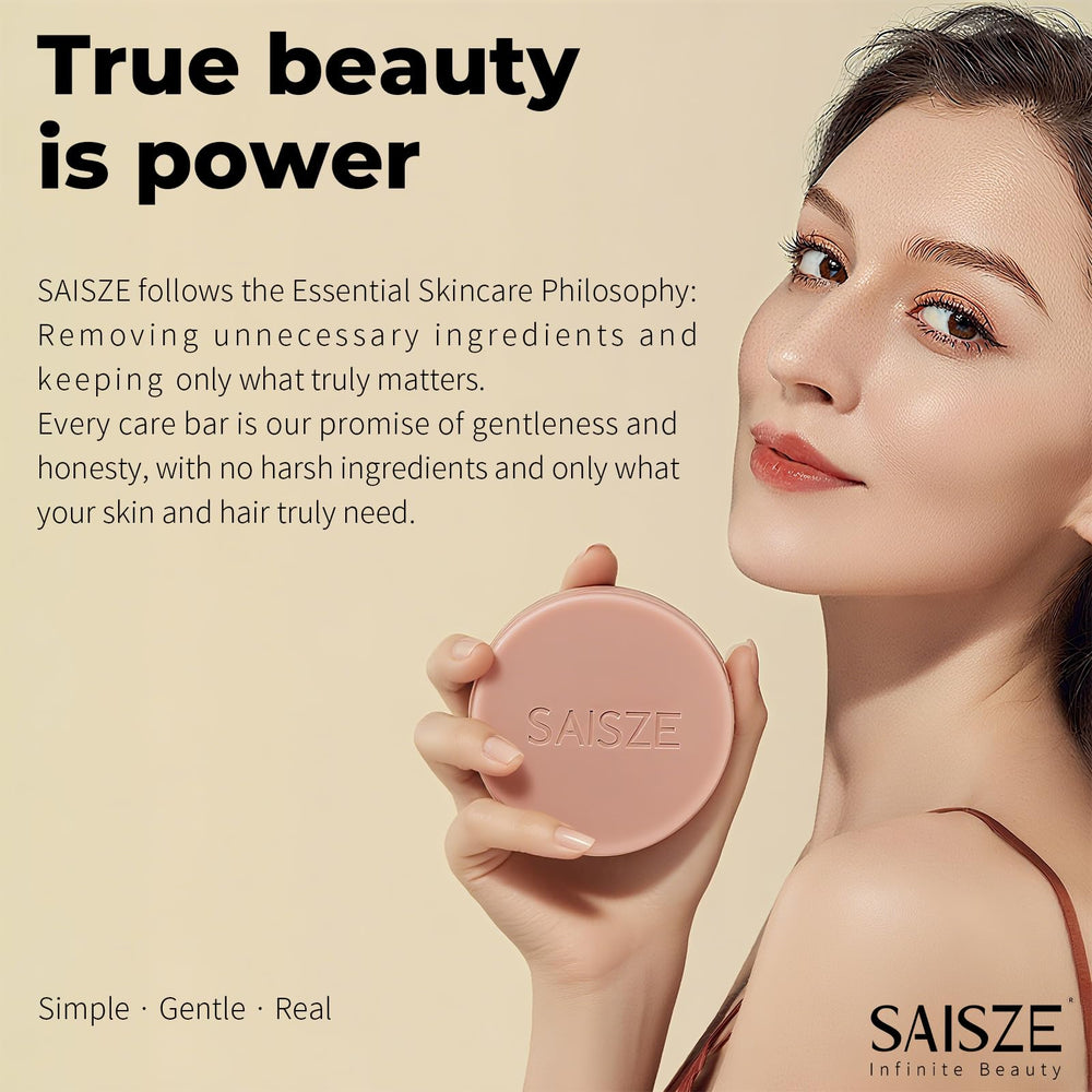 SAISZE packaging eco label emphasizing plastic-free sustainable choice