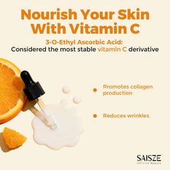 SAISZE serum texture droplet highlighting lightweight hydrating feel