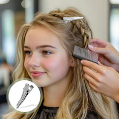 salbsever decorated clips with bows to show DIY customization possibilities