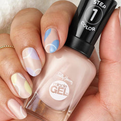 Sally Hansen macro of metallic shimmer highlighting multidimensional finish