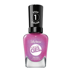 Sally Hansen front-facing bottle showing color and label, clear product identification and appeal