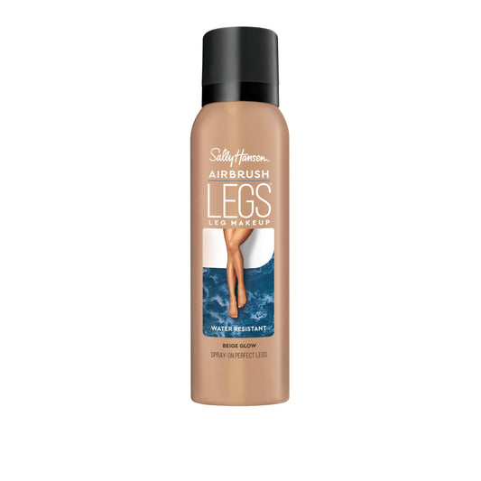 Sally Hansen Airbrush Legs front packaging showing spray can and label, clear benefit