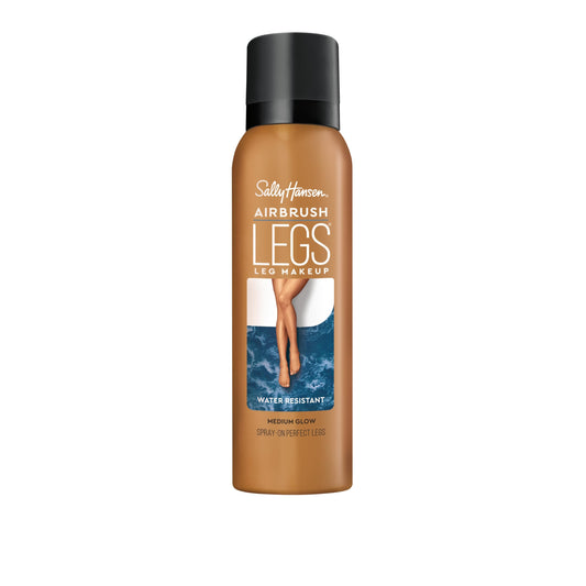 Sally Hansen airbrush legs front can showing label and product size benefits easy coverage