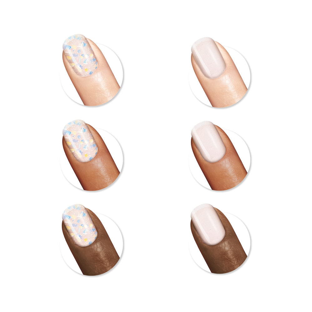 Sally Hansen swift precision brush applying polish for smooth, quick one-coat results