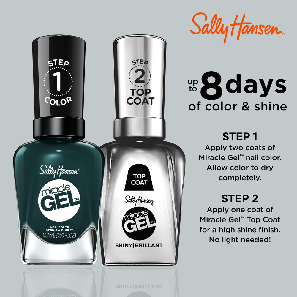 Sally Hansen brush and bristles detail for smooth, even application benefit
