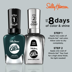 Sally Hansen brush and bristles detail for smooth, even application benefit