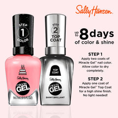 Sally Hansen brush applying smooth pigmented stroke for even coverage benefit