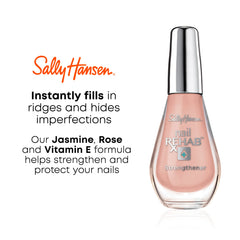 Sally Hansen brush applicator delivering smooth even coats for easy use