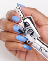 Sally Hansen brush closeup demonstrating smooth application and streak-free finish