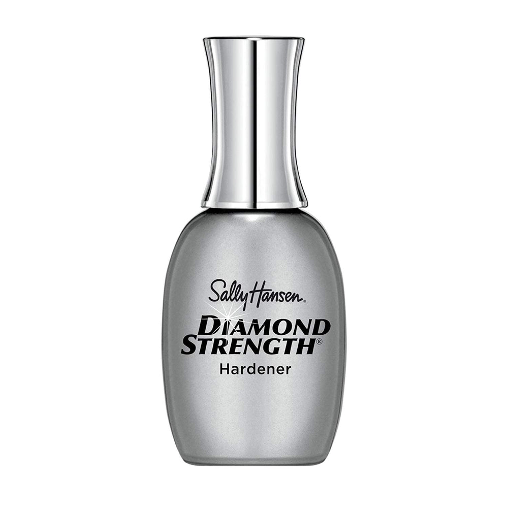 Sally Hansen front bottle shot showing label and clear finish benefit