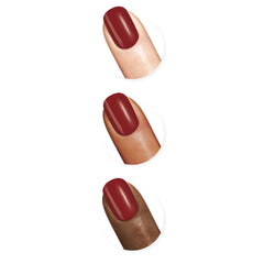 Sally Hansen topcoat close-up highlighting glossy finish and chip-resistant effect